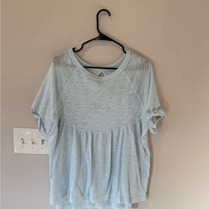 Aerie Soft Blue Short Sleeve Tee